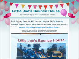 Little Joe's Bounce House