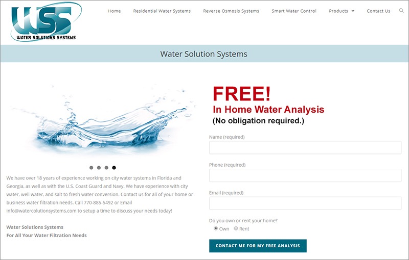 Read more about the article Water Solutions Systems Site launch