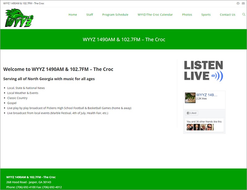 You are currently viewing WYYZ Radio site gets a face lift