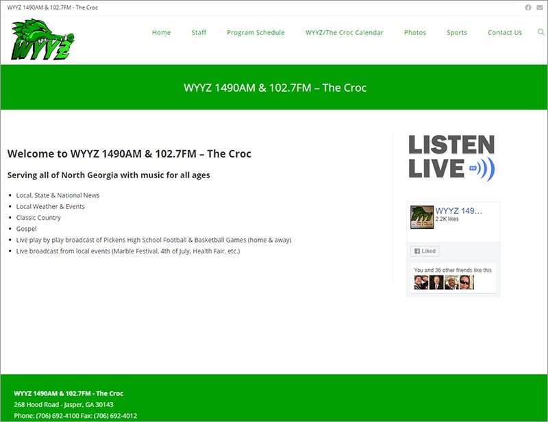 You are currently viewing WYYZ Radio site gets a face lift