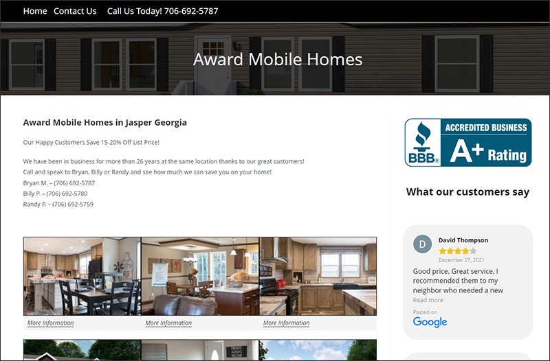 You are currently viewing Award Mobile Homes